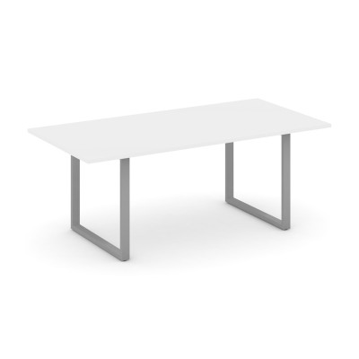 Style Project Direct Стол переговорный SN-6O.SPRG-198.3 Белый/Металл Серый 1980*980*750