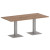 First Стол прямоугольный KSPRG-4 Дуб Табак/Металл Серый 1800*900*750