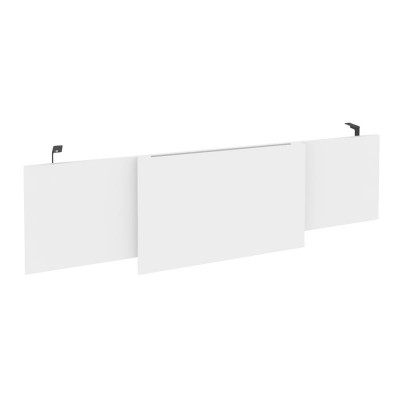 Onix Direct Царга стола руководителя O.M-CSR-5 Белый Бриллиант/Металл Антрацит 1540*450*54