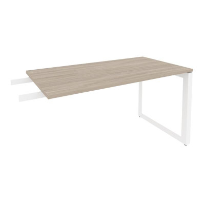 Onix Direct Брифинг-приставка на О-образном м/к O.MO-BR-13 Дуб Аттик/Металл Белый 1380*720*750