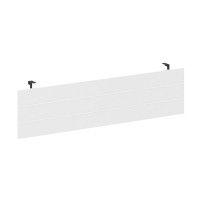 Шифт Царга для стола без греденции/тумбы SK.C-180.P Белый Бриллиант/Металл Черный 1640*18*400