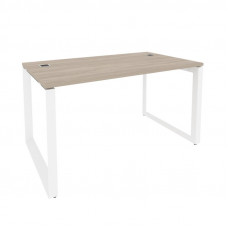 Onix Direct Стол рабочий руководителя на О-образном м/к O.MO-SRR-3.8 Дуб Аттик/Металл Белый 1380*800