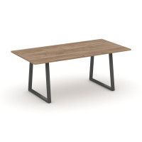 Style Project Direct Стол переговорный SN-6T1.SPRG-198.3 Дуб Табак/Металл Антрацит 1980*980*750