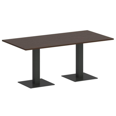 First Стол прямоугольный KSPRG-4 Венге Цаво/Металл Антрацит 1800*900*750