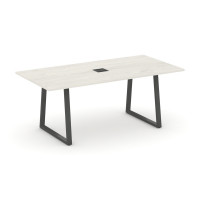 Style Project Direct Стол переговорный SN-6T1.SPRG-198 Дуб Наварра/Металл Антрацит/Заглушка Металл А