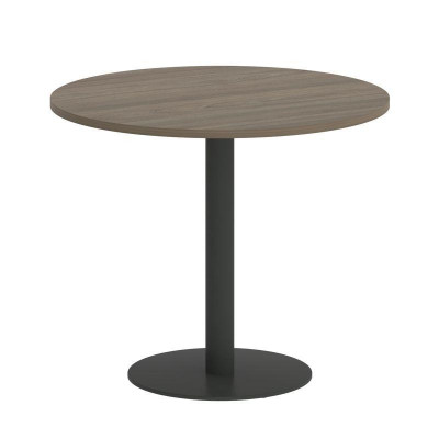 Yalta Стол круглый LT.SPRG-1 Вяз Благородный/Металл Антрацит 900*900*750