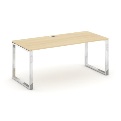 Style Project Direct Lux Стол письменный M-SN-6O.SR-015.M Акация Лорка/Нержавеющая Сталь/Хром 1780*7