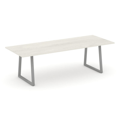 Style Project Direct Стол переговорный SN-6T1.SPRG-258.3 Дуб Наварра/Металл Серый 2580*980*750