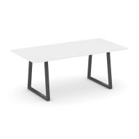Стол переговорный Стайл Проджект Директ 1980*980*750 SN-6T1.SPRG-198.3 Белый/Металл Антрацит