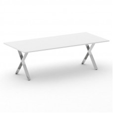 Cross Стол для переговоров CRF.PRG-2 Белый F/Нерж. Сталь 2400*1100*750