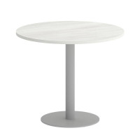 Yalta Стол круглый LT.SPRG-1 Снежная Патина/Металл Серый 900*900*750