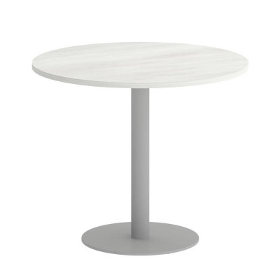 Yalta Стол круглый LT.SPRG-1 Снежная Патина/Металл Серый 900*900*750