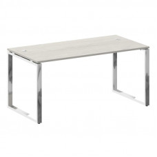 Metal System Direct Стол рабочий руковод. О-обр. м/к БО.СРР-4.8 Дуб Наварра/Нержавеющая Сталь 1600*8