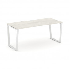 Style Project Direct Стол письменный SN-6T2.SR-013.M Дуб Наварра/Металл Белый/Заглушка Металл Белый