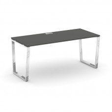 Style Project Direct Lux Стол письменный M-SN-6T2.SR-015.M Антрацит/Нержавеющая Сталь/Хром 1780*700*
