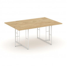 Rift Direct Стол переговорный RF.SPRG-002 Тиквуд Светлый/Металл Белый 1780*1180*750