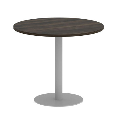 Yalta Стол круглый LT.SPRG-1 Дуб Мали/Металл Серый 900*900*750