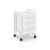 Rift Direct Тумба мобильная RF.TMR-001 Белый Бриллиант/Металл Белый/Белый Ручки 424*500*680