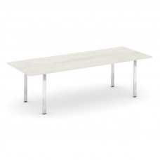 Style Project Direct Lux Стол переговорный M-SN-6P.SPRG-258.3 Дуб Наварра/Нержавеющая Сталь/Хром 258