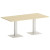 First Стол прямоугольный KSPRG-4 Клен/Металл Белый 1800*900*750