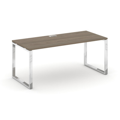 Style Project Direct Lux Стол письменный M-SN-6O.SR-013.M Вяз Благородный/Нержавеющая Сталь/Хром 138