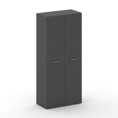 Шкаф офисный широкий высокий Фреско 896*460*2000 FRU.ST-102 Базальт UM