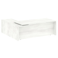 Yalta Стол руководителя LT.C-22 (R) Снежная Патина 2200*2000*750