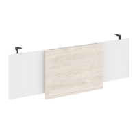 Onix Direct Царга стола руководителя O.M-CSR-4 Денвер Светлый/Белый Бриллиант/Металл Антрацит 1340*4