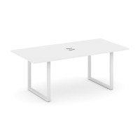 Style Project Direct Стол переговорный SN-6O.SPRG-198 Белый/Металл Белый/Заглушка Металл Белый 1980*