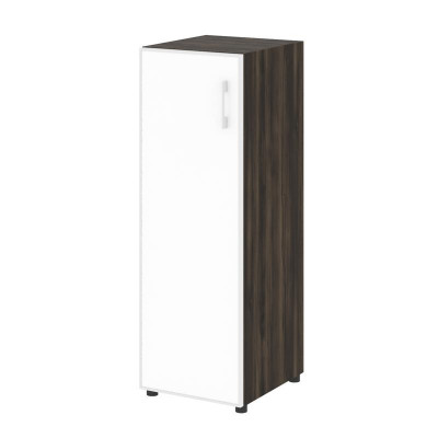 Yalta Шкаф узкий LT.SU-2.4 R (L) white Дуб Мали/Стекло White 400*450*1195