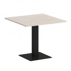 Onix Direct Стол квадратный O.SPRG-2 Денвер Светлый/Металл Черный 900*900*750