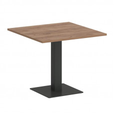 First Стол квадратный KSPRG-2 Дуб Табак/Металл Антрацит 900*900*750