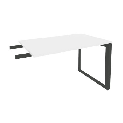 Onix Direct Брифинг-приставка на О-образном м/к O.MO-BR-11 Белый Бриллиант/Металл Антрацит 1180*720*