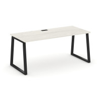 Style Project Direct Стол письменный SN-6T1.SR-015.M Дуб Наварра/Металл Черный/Заглушка Металл Черны