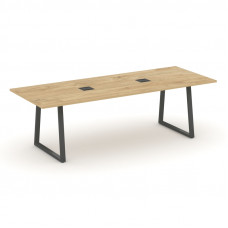 Style Project Direct Стол переговорный SN-6T1.SPRG-258 Тиквуд Светлый/Металл Антрацит/Заглушка Метал