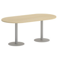 Yalta Стол овальный LT.SPRG-3 Акация Лорка/Металл Серый 1800*900*750