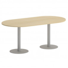 Yalta Стол овальный LT.SPRG-3 Акация Лорка/Металл Серый 1800*900*750