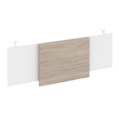 Onix Direct Царга стола руководителя O.M-CSR-4 Дуб Аттик/Белый Бриллиант/Металл Белый 1340*450*54