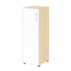 Yalta Шкаф узкий LT.SU-2.4 R (L) white Акация Лорка/Стекло White 400*450*1195
