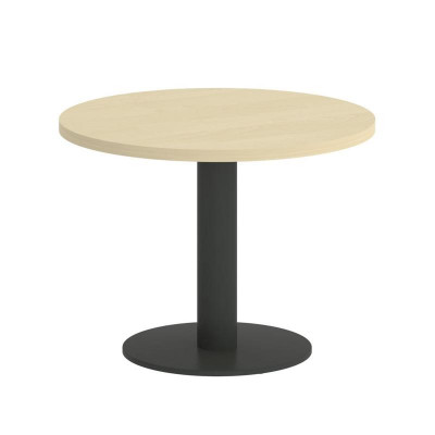 First Стол журнальный круглый KSJ-1 Клен/Металл Антрацит 600*600*450