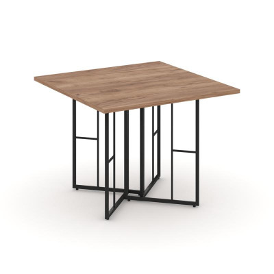 Rift Direct Стол переговорный RF.SPRG-001 Дуб Табак/Металл Черный 980*980*750