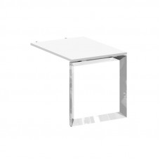 Onix Direct Lux Брифинг-приставка О-обр. м/к M-O.MO-BR-9 Белый Бриллиант/Нержавеющая Сталь/Хром 980*