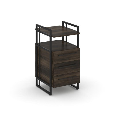 Rift Direct Тумба приставная RF.TPRR-001 Дуб Мали/Металл Черный/Черный Ручки 424*500*821