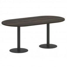 Yalta Стол овальный LT.SPRG-3 Дуб Мали/Металл Антрацит 1800*900*750