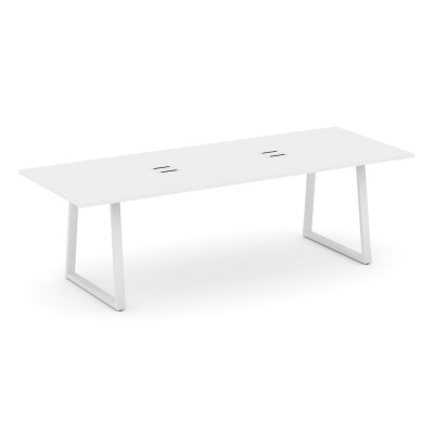 Style Project Direct Стол переговорный SN-6T1.SPRG-258 Белый/Металл Белый/Заглушка Металл Белый 2580