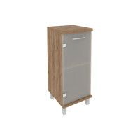 First Шкаф низкий узкий левый KSU-3.2 (L) Дуб Табак 401*432*958