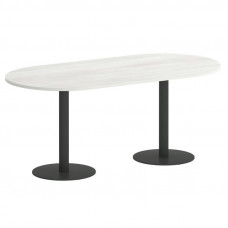 Yalta Стол овальный LT.SPRG-3 Снежная Патина/Металл Антрацит 1800*900*750