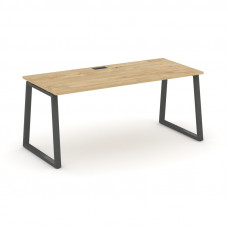 Стол письменный Стайл Проджект Директ 1780*700*750 SN-6T1.SR-015.M Тиквуд Светлый/Металл Антрацит/Заглушка Металл Антрацит