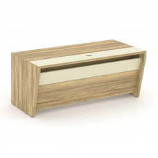 Corner Стол руководителя прямой COR.SR-18 Гикори Песочный/Ваниль 1800*900*750