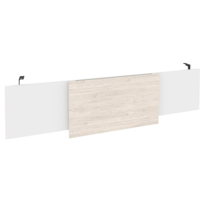 Onix Direct Царга стола руководителя O.M-CSR-6 Белый Бриллиант/Денвер Светлый/Металл Антрацит 1740*4